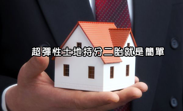 超彈性土地房屋二胎就是簡單